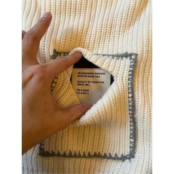 NWT tretorn 100% wool oversized sweater size large - Picture 8 of 8